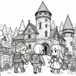 adventure of zelda on a castle 1