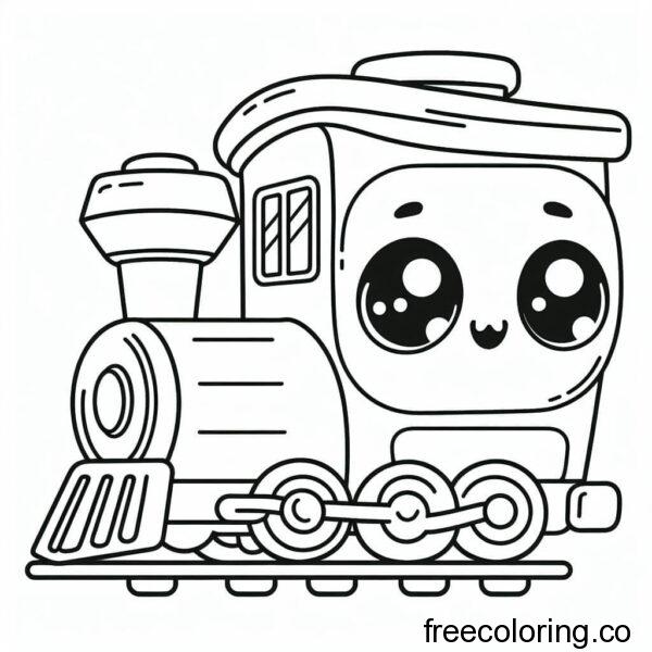 drawing of a train 4