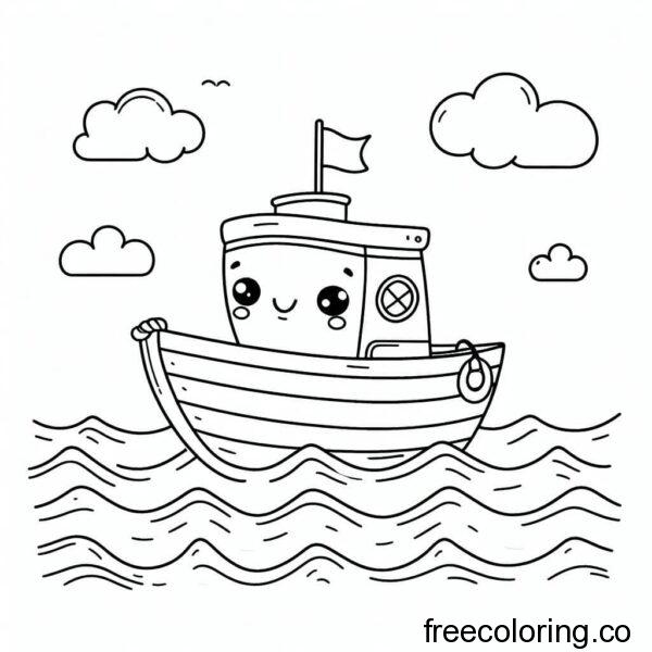 picture of a small boat sailing 4