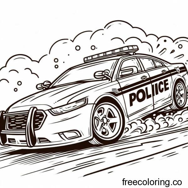 police car racing 1