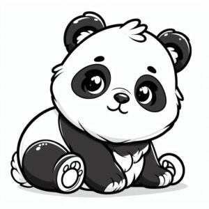 cute pandas drawing 2