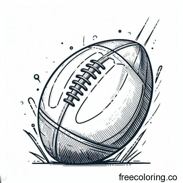 drawing of a ball for coloring 3
