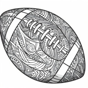 drawing of a ball for coloring 8