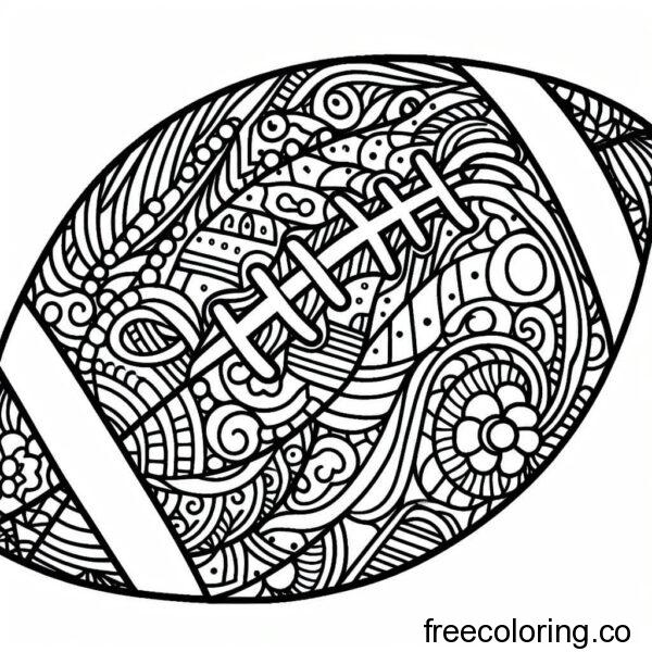 drawing of a ball for coloring 9