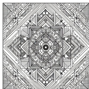 pattern of geometrical shapes 2