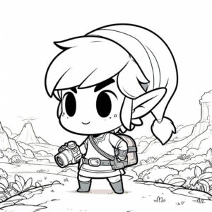 zelda drawing for coloring 5