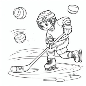 boy playing ice hockey coloring page (6)